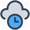 Weather Cloud Time Icon