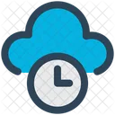 Weather Cloud Time Icon