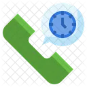 Time Service Telephone Icon