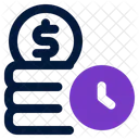 Time Is Money Efficiency Productivity Icon