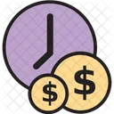 Time Is Money Currency Money Icon