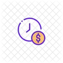 Time Is Money Earning Hour Time Icon