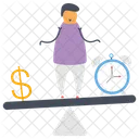 Time Is Money Business Time Planning Icon