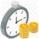 Time Is Money Future Savings Business Time Icon