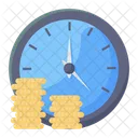 Time Is Money Business Time Finance Time Icon