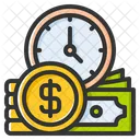 Time Is Money Business Time Money Icon