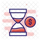 Time Is Money Coin Money Icon