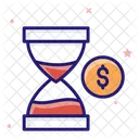 Time Is Money Coin Money Icon