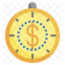 Time Is Money Time Balance Clock Icon