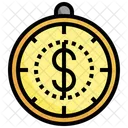 Time Is Money Time Balance Clock Icon