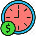 Time Is Money Money Management Save Money Icon