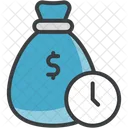 Time Is Money Time Management Productivity Icon