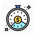 Time Is Money Work Financial Icon
