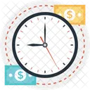 Time Money Clock Icon