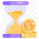 Investment Time Time Is Money Business Time Icon