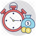 Time Money Management Icon