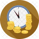 Coin Time Timer Icon
