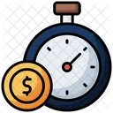 Time Is Money Money Clock Icon