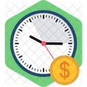 Time Is Money Dollar Money Icon