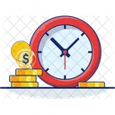 Time Is Money Business Dollar Icon