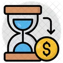 Time Is Money Business Time Efficiency Icon