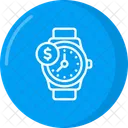 Time Is Money Money Time Icon