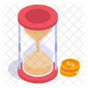 Time Is Money Business Finance Icon