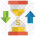 Time Is Money Time Management Time Cost Icon