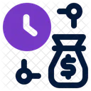 Time Is Money Urgency Budget Icon