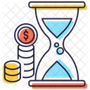 Time Is Money Business Time Efficiency Icon