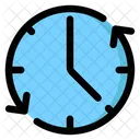 Time Lag Time Sync Time Zone Icon