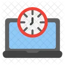 Time laptop  Icon