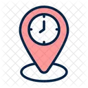 Location Time Clock Icon