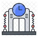 Time Machine Wall Clock Clock Icon