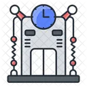 Time Machine Wall Clock Clock Icon
