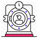 Time Vintage Machine Icon