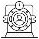 Time Vintage Machine Icon