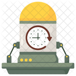 Time Machine Icon - Download in Flat Style