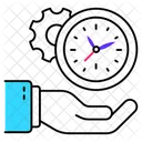Time Clock Business Icon