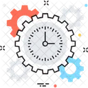 Time Management Gear Icon