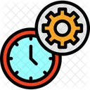 Time Management Efficient Work Timing Productive Time Allocation Icon