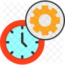 Time Management Efficient Work Timing Productive Time Allocation Icon