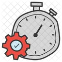 Time Management Manage Time Efficiency Icon
