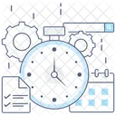 Efficiency Daily Performance Daily Deadline Icon