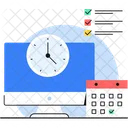 Timetable Time Management Icon