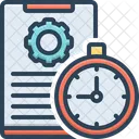 Time Management Organize Time Icon