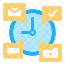 Management Clock Process Icon
