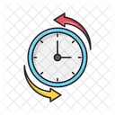 Time Clock Anticlockwise Icon