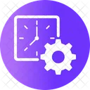 Clock Settings Clock Schedule Icon