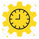 Time Management Process Time Icon